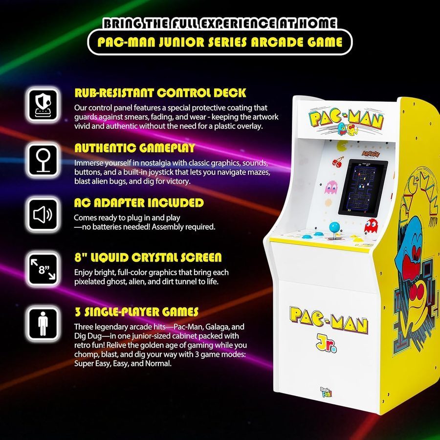 Pac-Man Jr Series Free Standing Machine — view 4