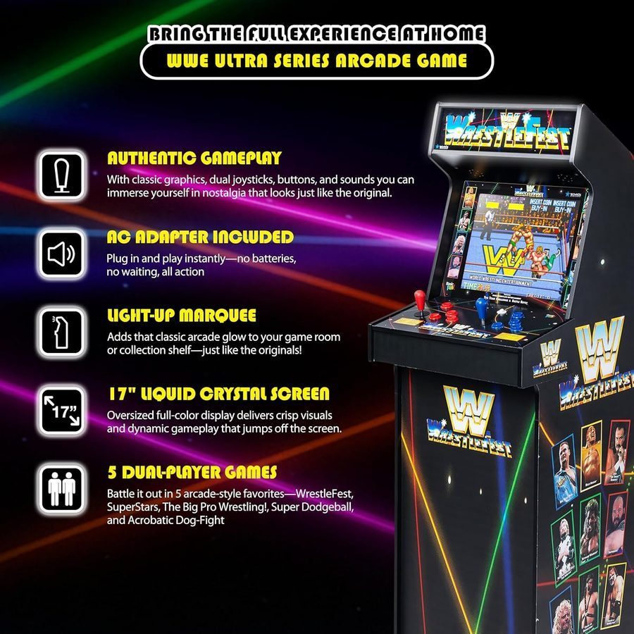 WWE Ultra Series Arcade Cabinet — view 3